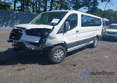 2021 Ford Transit-350 Passenger Van Xlt z USA, uszkodzony, nr VIN 1FBAX2Y80MKA30684